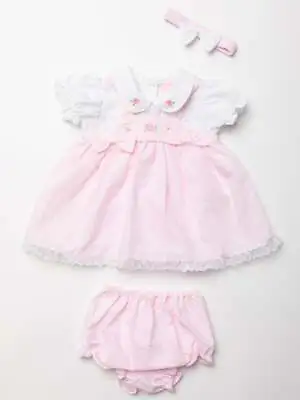 £12.99 • Buy  Baby Girl Dress Pants & Headband Set Roses Bows & Lace 0-3-6-9-12-18-24 Months
