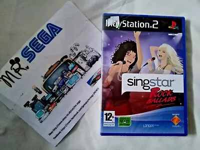 £19.99 • Buy SINGSTAR ROCK BALLADS For PLAYSTATION 2 RARE & HARD TO FIND / UNOPENED