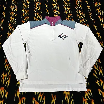 Vtg 80s Spyder Sweater Padded Ski Slalom Racing Snow Apres Retro Stains Womens L • $25