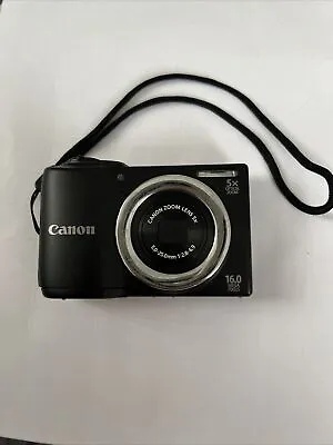 Canon PowerShot A810 16MP HD Digital Camera With 5x Optical Zoom • £17