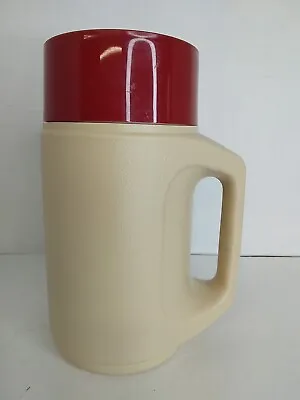 Vintage Thermos Plastic Model 4215 Red Cap 1980s Soup/Coffee Container Camping • $6.99