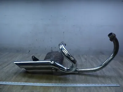 1987 Yamaha XV535 Virago Y538-1) Chrome Exhaust Headers Mufflers Pipes • $116.51