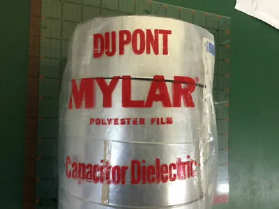 DUPONT Mylar Polyester Film Capacitor Dielectric Tape 40C 1375ft  1 ROLL 2  Wide • $29.20