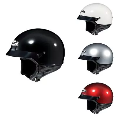 HJC CS-2N Solid Mens Motorcycle Half Helmet • $44.18