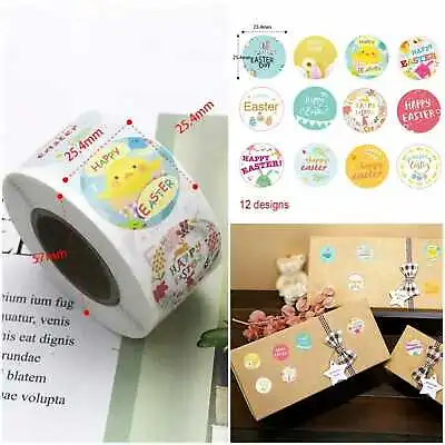 Happy Easter Bunny Egg Rabbit Thank You Labels Stickers Gift Craft Box Sticker • £3.99