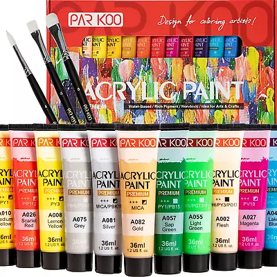 24 Colors Airbrush Paint DIY Acrylic Paint Color Set For Hobby Model Artists • $15.60