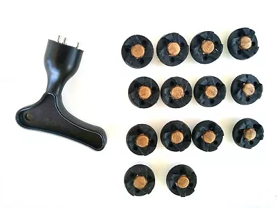 14 Q-LOK SYSTEM Q Plastic Cleats With Mini-Pro Wrench Etonic Turf Grips • $14.99