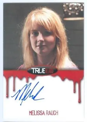 MELISSA RAUCH  SUMMER AUTOGRAPH CARD  TRUE BLOOD PREMIERE EDITION Big Bang • $64.99