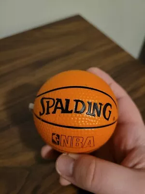 Spalding NBA Micro Mini Foam Replica Basketball Orange With Dark Stain On Front • $9.99