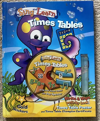 Sing And Learn Times Tables Activity Book • £5