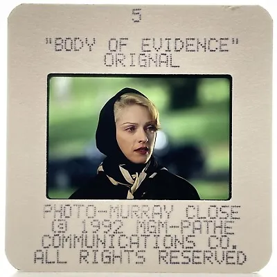 35mm Slide Of Madonna In Body Of Evidence Movie Vintage Publicity Promotion #11 • $24