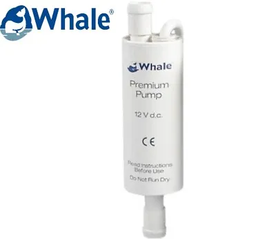 Whale Premium GP1392 In-line Water Booster Pump 12v Caravan Motorhome Boat • £46.95