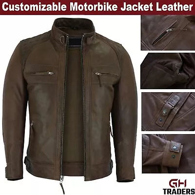 Motorbike Jacket | Leather Motorcycle Suit | Racing Jacket For Men Fashion • $154.07