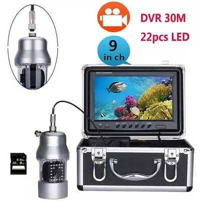 DVR Recorder Underwater Fishing Camera 9  TFT Video 360° Fish Finder With 8G SD • $329.70