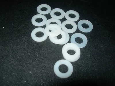 M2 M2.5 M3 M3.5 M4 M5 M6 M8 NYLON Flat WASHERS Packs Of 20 50 100 • £3.29