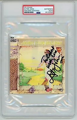 Elton John ~ Signed Autographed Goodbye Yellow Brick Road CD ~ PSA DNA Encased • $1995