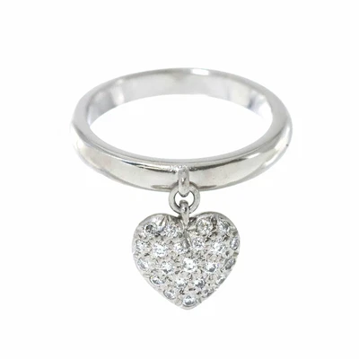 £537.20 • Buy TIFFANY Co. Sentimental Heart Diamond Ring Platinum Size5-5.25(US) 90187442