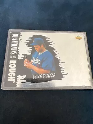 Mike Piazza RC Holographic 1993  Dodgers Upper Deck Mint Dimonds In The Rough • $0.99