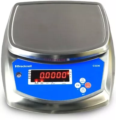 Brecknell C3236 IP68 Washdown Stainless Steel Kitchen Checkweighing Scales • £174.95
