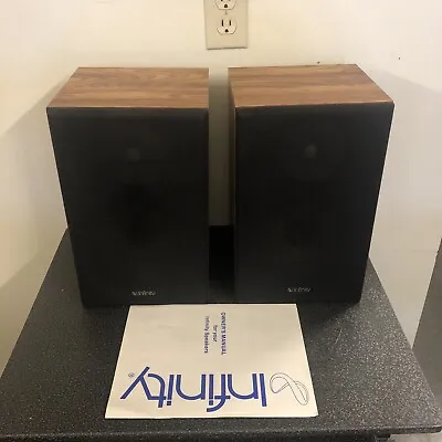 Vintage Infinity RS10b Bookshelf Speakers • $100