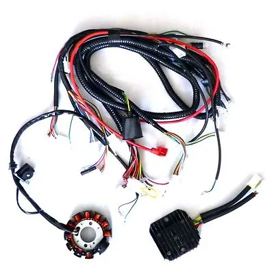 Performance 11 Pole DC Magneto Stator Regulator Wiring Harness GY6 150 SCOOTER • $58