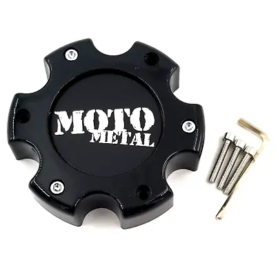 Moto Metal 909 957 959 Gloss Black 6 Lug 6x5.5 Wheel Center Cap P/N: MO909B6139B • $28