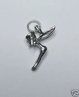 £7.75 • Buy Fairy Sprite Tinkerbell 3d Charm Sterling Silver