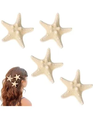 Pcs Starfish Hair Clip Resin Beach Sea Star Hair Pins Mermaid Hair Clips... • $9