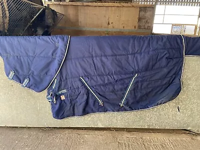£40 • Buy Horseware Rambo Vari-Layer Stable Rug Plus Combo HeavyWeight 450g Navy 6’0