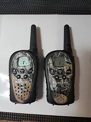 Midland LXT345 Two Way Radio Camouflage Walkie Talkies  • $22