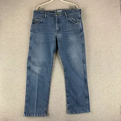 Wrangler 47 Regular Fit Advanced Comfort Jeans Men's 36x30 Blue Stone Wash • $14.95