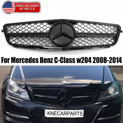 Front Grill Grille Emblem For Mercedes Benz W204 C250 C280 C300 C350 2008-2014  • $61