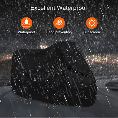 Universal Motorcycle Cover Waterproof Motor Bike Cover Outdoor Protect Dust UV • $19.99