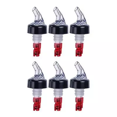 (Pack Of 6) Measured Liquor Bottle Pourers 1 Oz Clear Spout Bottle Pourer W... • $19.12