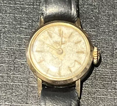 VINTAGE LONGINES LADIES WATCH - Gold Plated - Working • £19.99