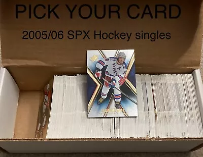 ⭐ YOU PICK ONE ⭐ 2005-06 UPPER DECK SPX ⭐ Hockey Card Single *** SEE LIST *** • $1.91