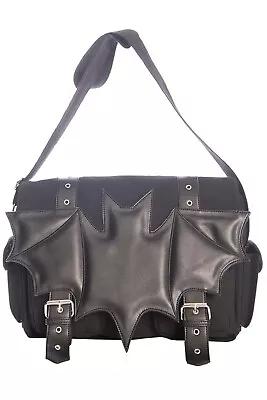 £37.99 • Buy BANNED Apparel Black Gothic Emo Punk Rockabilly Dark Ritual Bat Shoulder Bag