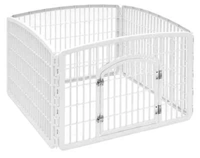 $79.99 • Buy Portable Exercise Playpen Pet Crate Cage Dog Kennel Puppy Fence Folding Play Pen
