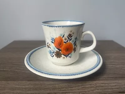 1 Vintage Mikasa Cordon Bleu Gay Paree CG503 Teacup & Saucer • $11.20