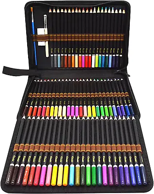 Coloured Pencils For Adults - 72 Professional Colouring Pencils Drawing Art Set • £23.73