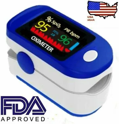 Finger Tip Pulse Oximeter Meter SpO2 Heart Rate Monitor Blood Oxygen Saturation • $9.99