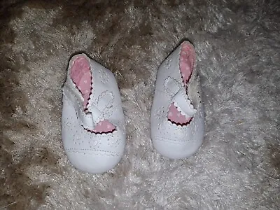 £4 • Buy Matalan 3-6 Months White Pram Shoes Ballet Shoes  Occasions