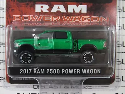 2022 Greenlight LIFTED 2017 DODGE RAM 2500 POWER WAGON *Green Machine* #0110 • $10.49