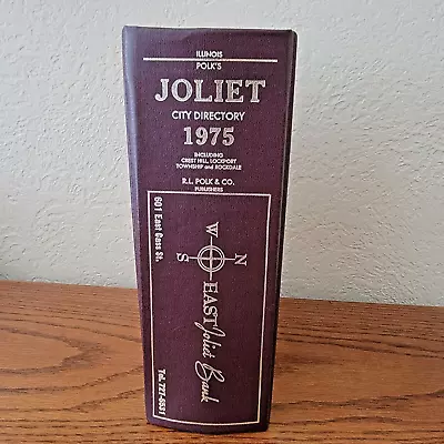 R.L. Polk 1975 Joliet Illinois City Directory • $59.95