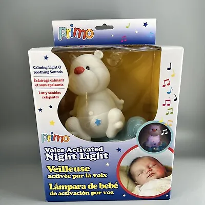 Primo Voice Activated Nightlight Baby Soother Musical Heartbeat Connect To Phone • $24.99
