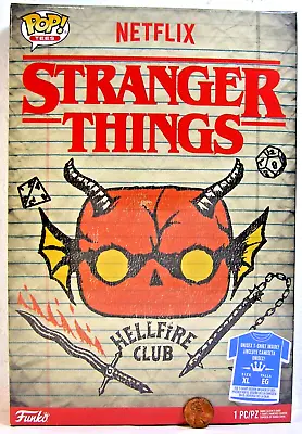 Funko Pop! Tees Stranger Things Hellfire Club-XL Boxed T-Shirt 50/50   SYD • $19.95