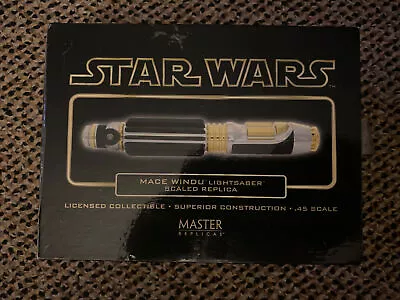 Master Replicas Lightsaber .45 Scale Mace Windu Ep 2 • $119.99