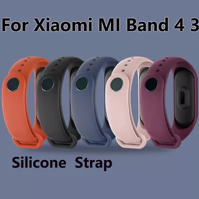 For Xiaomi MI Band 4 3 Watch Band Strap Smart Watch Silicone Replacement Sports • $5.93