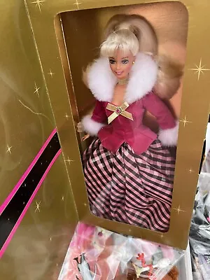 $14.99 • Buy Barbie Winter Rhapsody Avon Special Edition Collectors Blonde Doll 1996 - 16873