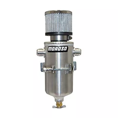 Moroso For Breather Tank/Catch Can - Two -10An Male Fittings - Aluminum • $146.99